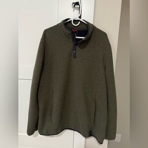 Gerry Weber Olive Green pullover Sweater XXL men’s Henley style